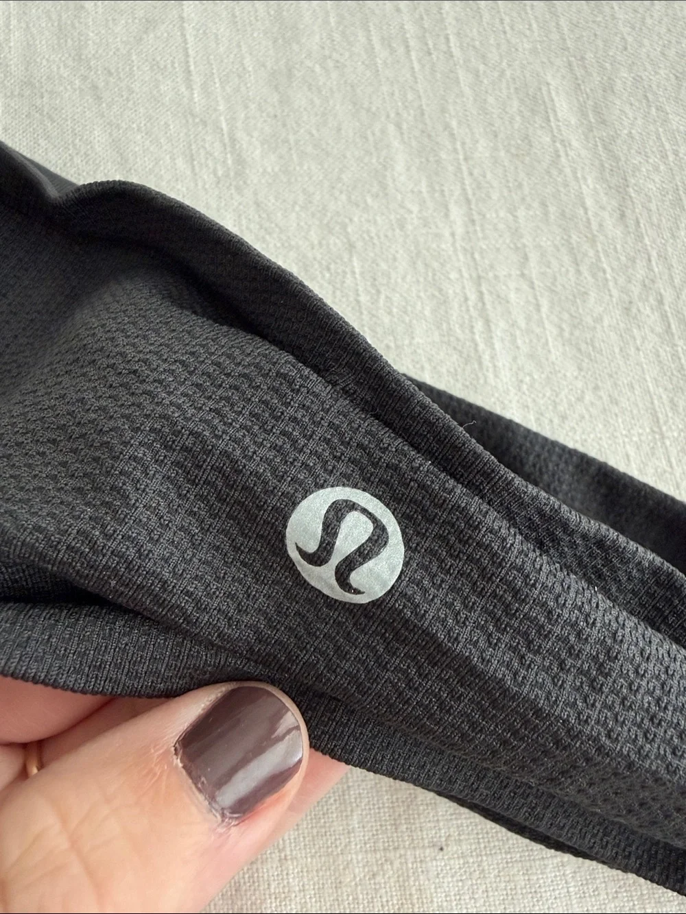 LULULEMON athletica Black Sweat-Wicking Headband - Picture 2 of 4